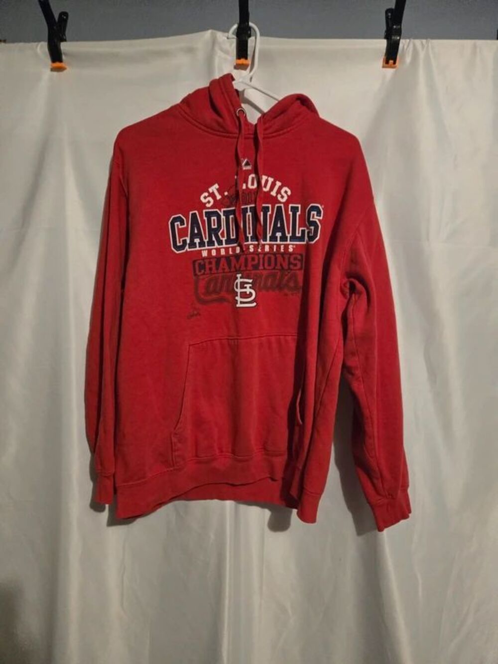 Majestic St. Louis Cardinals Champions 2011 Men's X-Large Hoodie (LOC-32)
